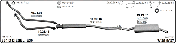Изпускателна система IMASAF              