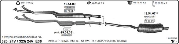 Изпускателна система IMASAF              