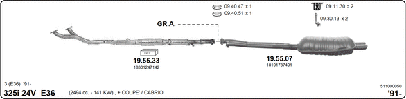 Изпускателна система IMASAF              