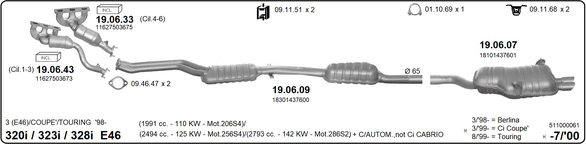 Изпускателна система IMASAF              
