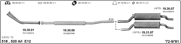 Изпускателна система IMASAF              