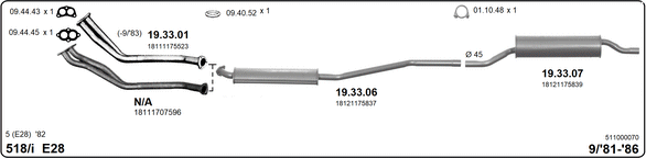 Изпускателна система IMASAF              