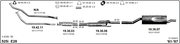 Изпускателна система IMASAF              