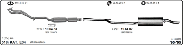 Изпускателна система IMASAF              