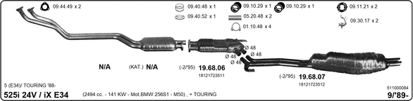 Изпускателна система IMASAF              