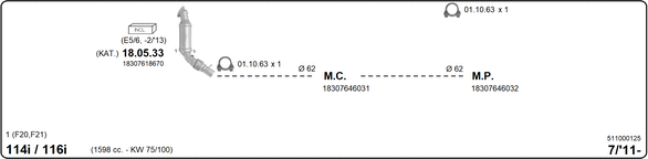 Изпускателна система IMASAF              