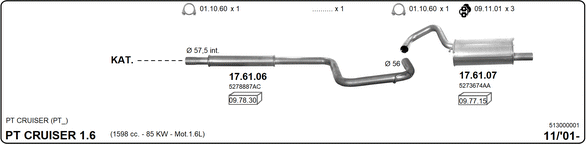 Изпускателна система IMASAF              