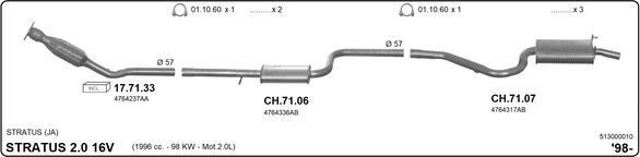 Изпускателна система IMASAF              