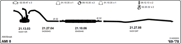 Изпускателна система IMASAF              