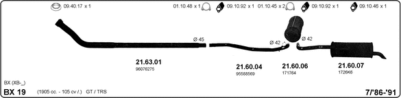 Изпускателна система IMASAF              