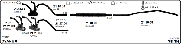 Изпускателна система IMASAF              