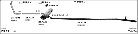 Изпускателна система IMASAF              