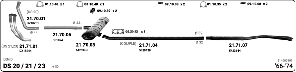 Изпускателна система IMASAF              