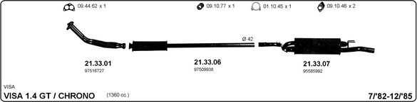 Изпускателна система IMASAF              