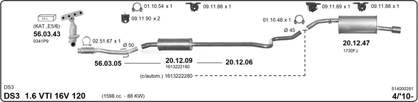 Изпускателна система IMASAF              