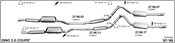 Изпускателна система IMASAF              