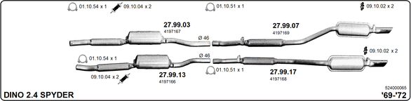 Изпускателна система IMASAF              