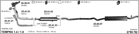 Изпускателна система IMASAF              