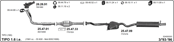 Изпускателна система IMASAF              
