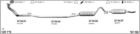 Изпускателна система IMASAF              
