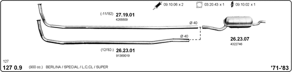 Изпускателна система IMASAF              