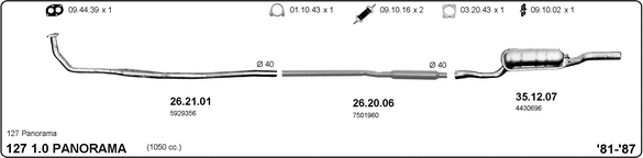 Изпускателна система IMASAF              
