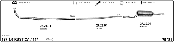 Изпускателна система IMASAF              