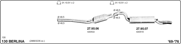 Изпускателна система IMASAF              
