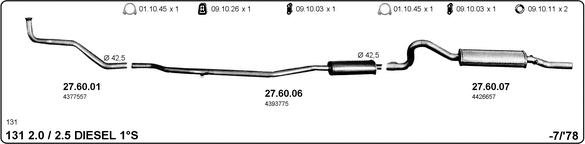 Изпускателна система IMASAF              