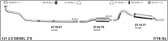 Изпускателна система IMASAF              