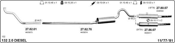 Изпускателна система IMASAF              