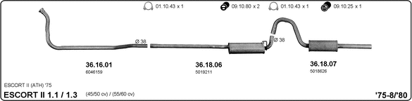 Изпускателна система IMASAF              