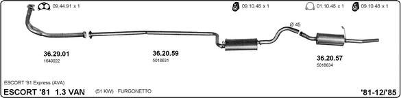 Изпускателна система IMASAF              