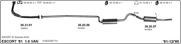 Изпускателна система IMASAF              