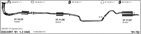 Изпускателна система IMASAF              