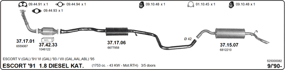Изпускателна система IMASAF              