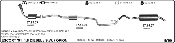 Изпускателна система IMASAF              