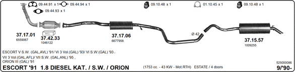 Изпускателна система IMASAF              
