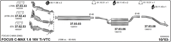 Изпускателна система IMASAF              