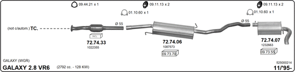 Изпускателна система IMASAF              