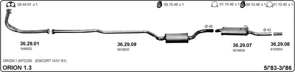 Изпускателна система IMASAF              