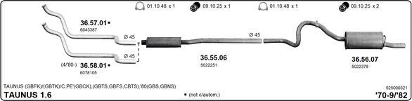 Изпускателна система IMASAF              