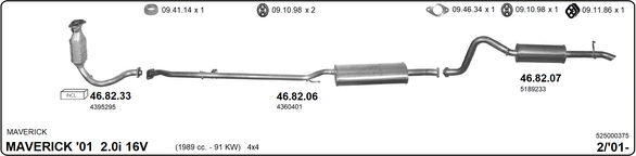 Изпускателна система IMASAF              