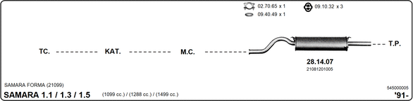 Изпускателна система IMASAF              