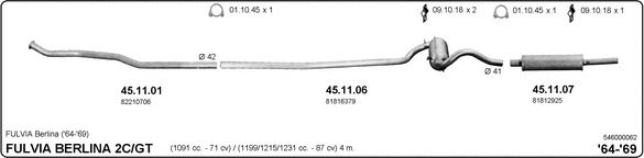 Изпускателна система IMASAF              