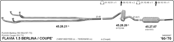 Изпускателна система IMASAF              
