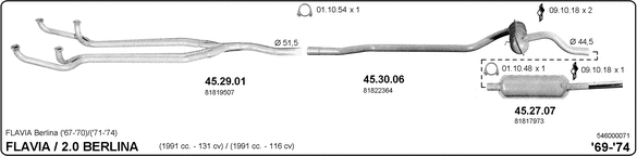 Изпускателна система IMASAF              