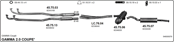 Изпускателна система IMASAF              