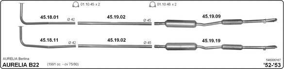Изпускателна система IMASAF              