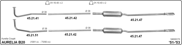 Изпускателна система IMASAF              